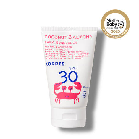 Coconut & Almond Baby Sunscreen SPF 30 Face + Body