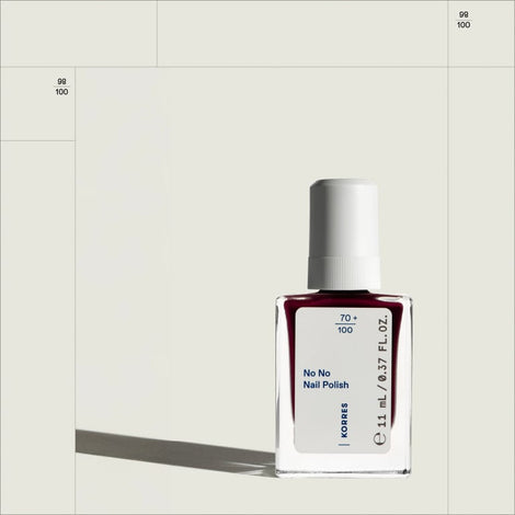 No No Nail Polish 59 Burgundy Red