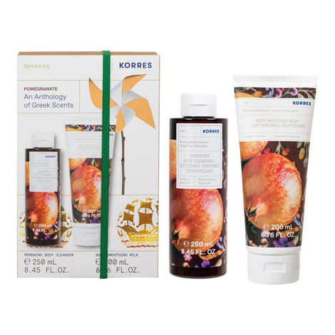 Pomegranate Grove Renewing Body Cleanser + Body Smoothing Milk