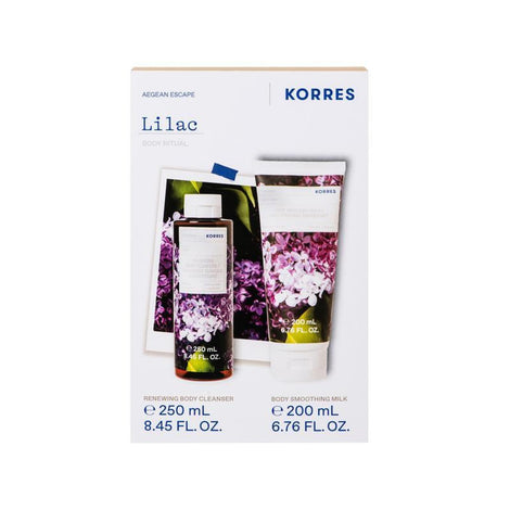 Lilac Renewing Body Cleanser + Body Smoothing Milk