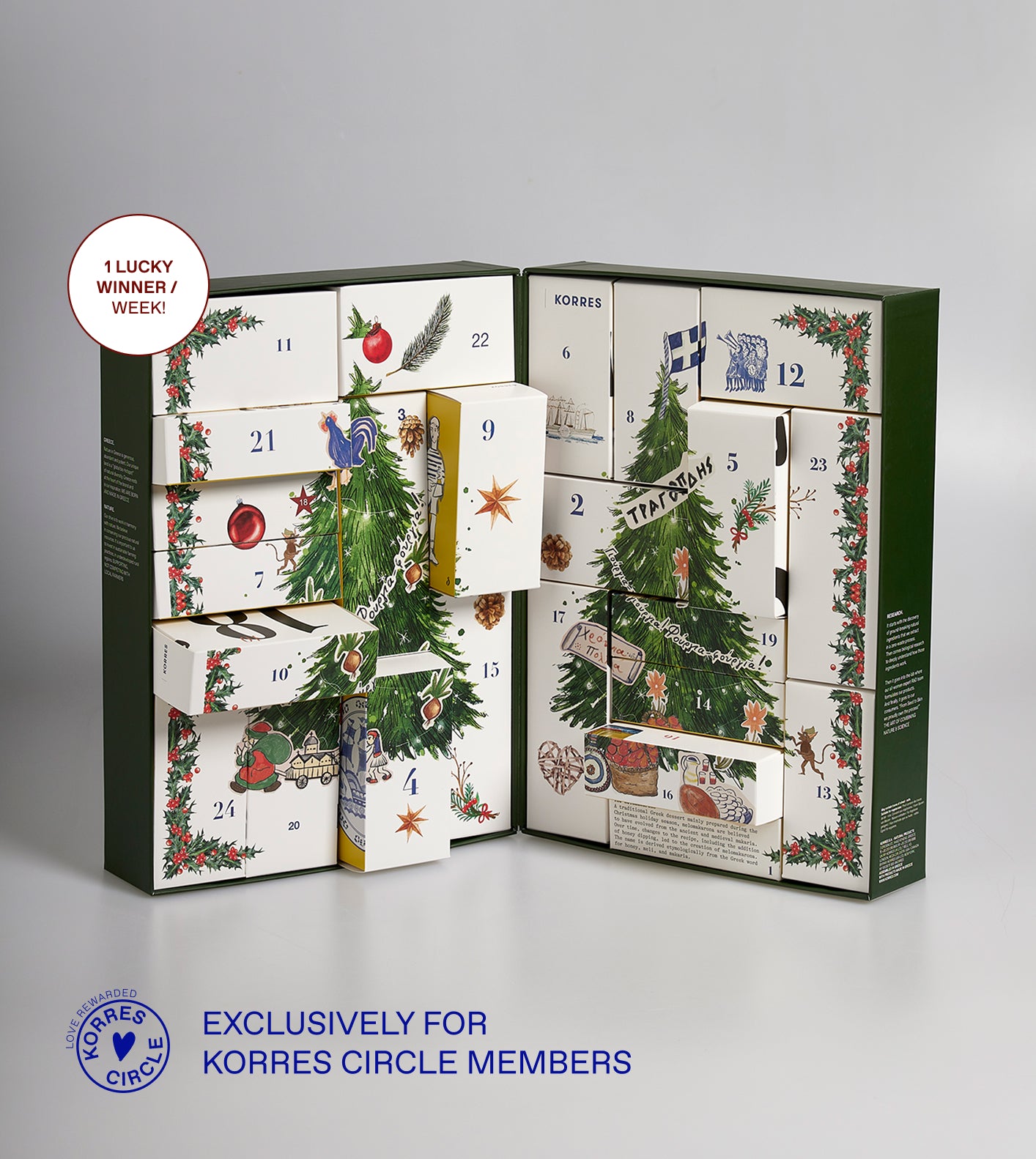 <p>Get a chance to win a<strong> </strong></p><p><strong>KORRES Limited Edition </strong></p><p><strong>Advent Calendar!​</strong></p> -  