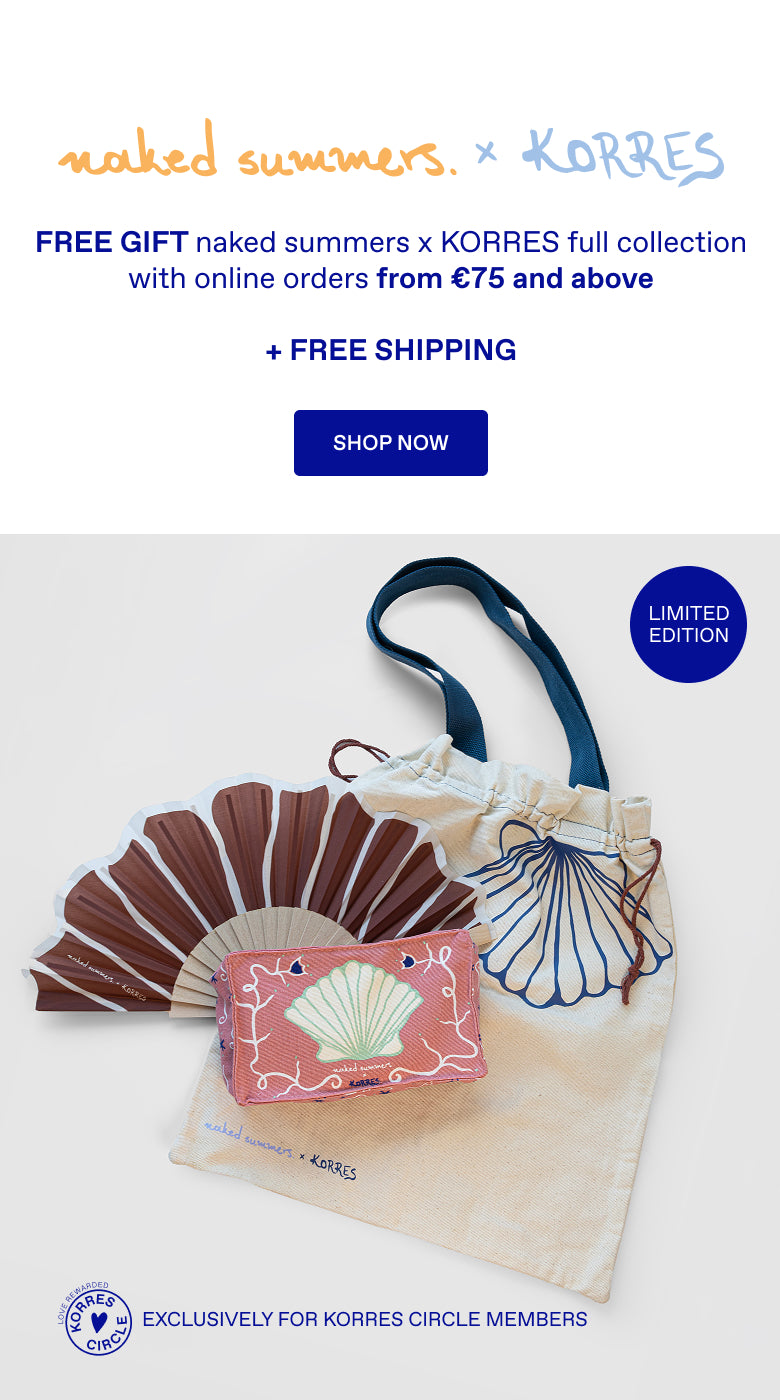 naked summers x KORRES full collection