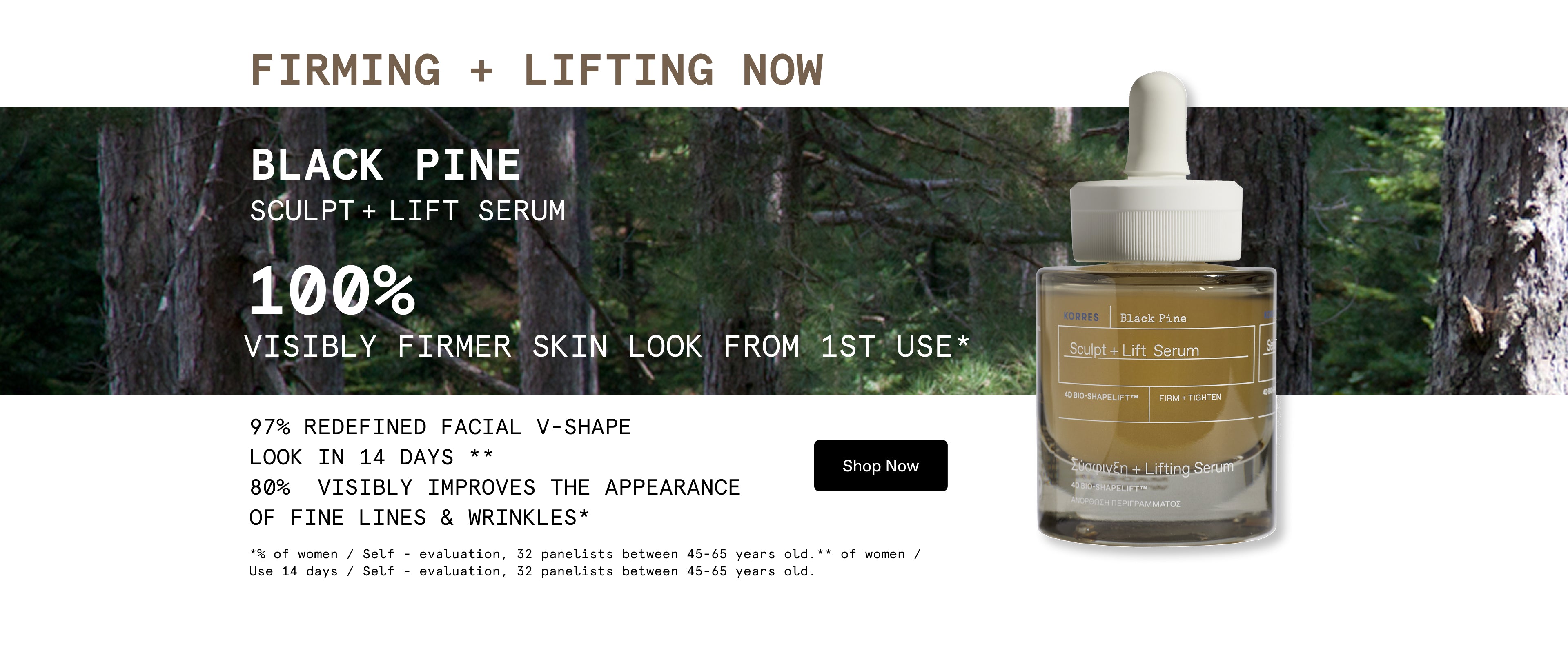 Black Pine Sculpt + Lift Serum