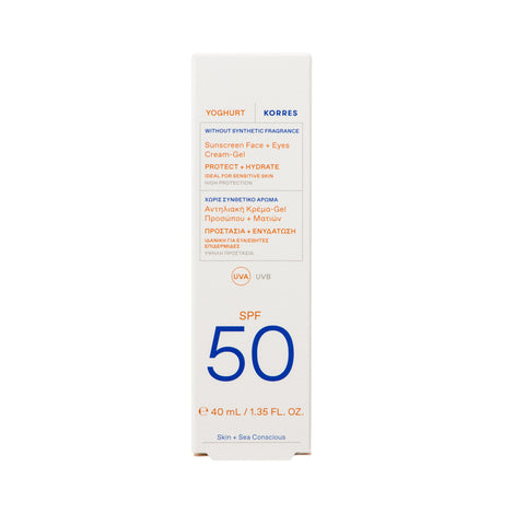Yoghurt Sunscreen Face + Eyes Cream-Gel SPF 50