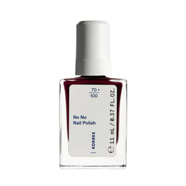 No No Nail Polish 59 Burgundy Red