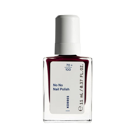 No No Nail Polish 59 Burgundy Red