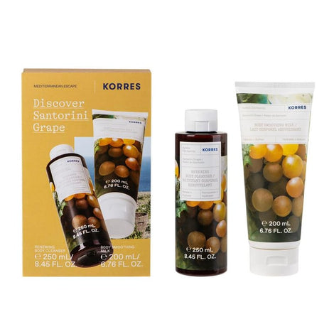 Santorini Grape Renewing Body Cleanser + Body Smoothing Milk