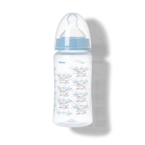 Plastic Feeding Bottle With Medium Flow Silicone Teat 3M+