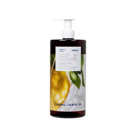Basil Lemon Shower Gel 1000ml