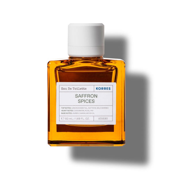 korres saffron tobacco Spices Eau De Toilette to protect the fragile flower KORRES Saffron Tobacco Aftershave Balm