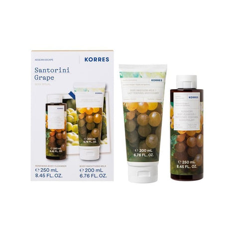 Santorini Grape Renewing Body Cleanser + Body Smoothing Milk