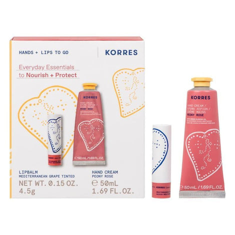 Peony Rose Hand Cream + Mediterranean Grape LipBalm
