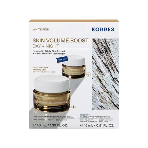 White Pine Ultra-Replenishing Deep Wrinkle Cream 40 + FREE GIFT White Pine Restorative Overnight Facial 15ml
