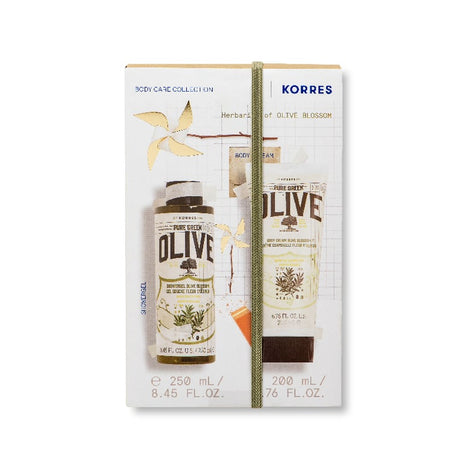 Pure Greek Olive Blossom Showergel 250ml + Body Cream 200ml