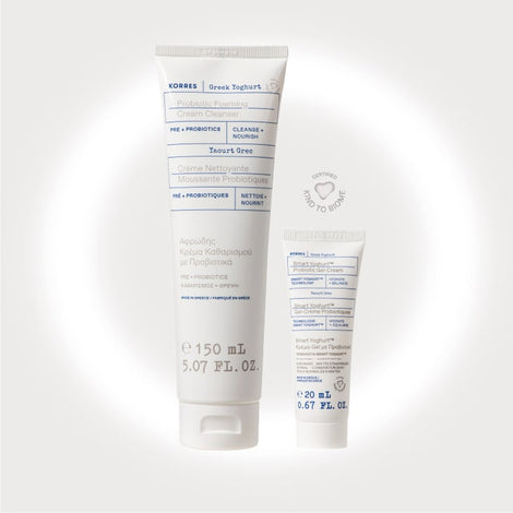 Probiotic Foaming Cream Cleanser + the Smart Yoghurt™ Probiotic Gel-Cream