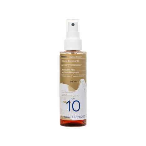 Aegean Bronze Intense Bronzing Oil Face + Body SPF 10