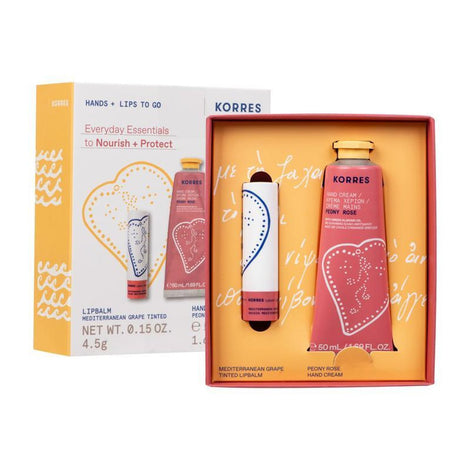 Peony Rose Hand Cream + Mediterranean Grape LipBalm
