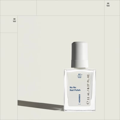 No No Nail Polish 01 Pure White