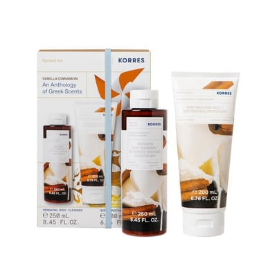 Vanilla Cinnamon Renewing Body Cleanser + Body Smoothing Milk