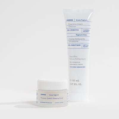 Greek Yoghurt Cleanser 150ml + Sleeping Facial 40ml