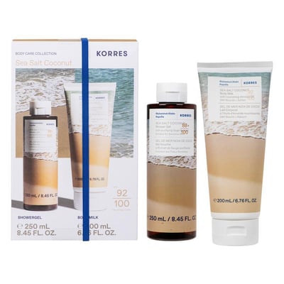 Sea Salt Coconut Showergel + Body Milk Set