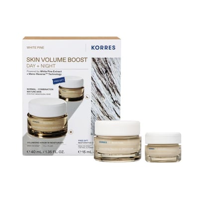 White Pine Volumizing Serum-In-Moisturizer 40ml + FREE GIFT White Pine Restorative Overnight Facial 15ml