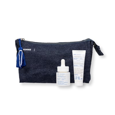 Probiotic Gel-Cream + Super Serum in Deluxe Size & Limited Edition Jean Pouch
