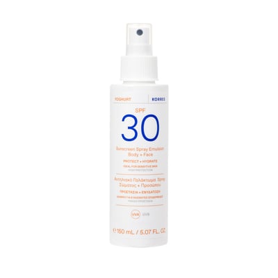 Yoghurt Sunscreen Spray Emulsion Body + Face SPF 30