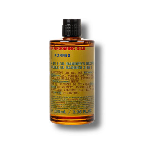 Αthenian Grooming 4 in 1 Oil Barber's Recipe