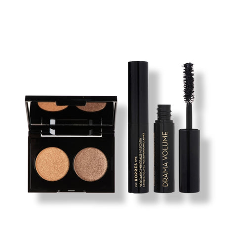 Dual Eyeshadow Eye Pallette + Drama Volume Mascara deluxe size