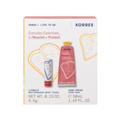 Peony Rose Hand Cream + Mediterranean Grape LipBalm