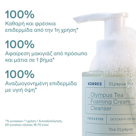 Olympus Tea Foaming Cream Cleanser 400ml