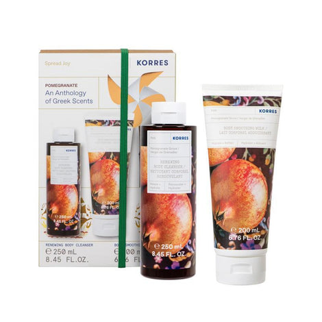 Pomegranate Grove Renewing Body Cleanser + Body Smoothing Milk