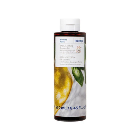 Basil Lemon Shower Gel 250ml