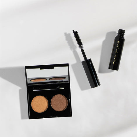 Dual Eyeshadow Eye Pallette + Drama Volume Mascara deluxe size