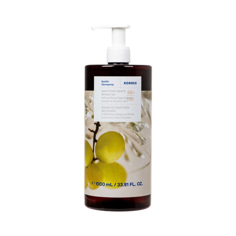 Santorini Grape Shower Gel 1000ml in ECO – FRIENDLY PACKAGING