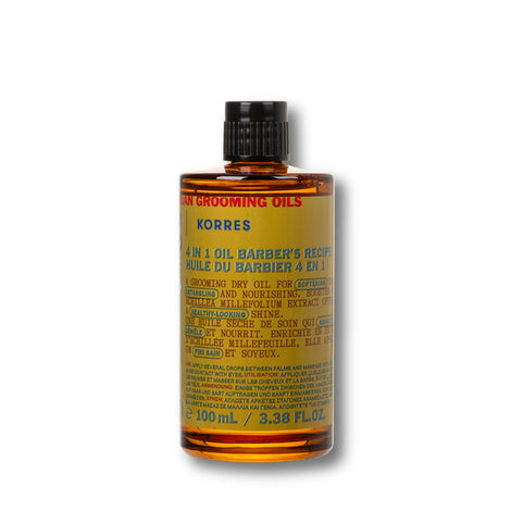 Αthenian Grooming 4 in 1 Oil Barber's Recipe