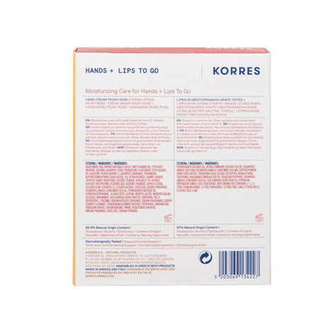 Peony Rose Hand Cream + Mediterranean Grape LipBalm