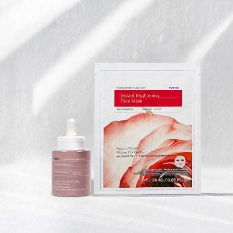 Apothecary Wild Rose Serum 30ml + Face Sheet Mask 20ml
