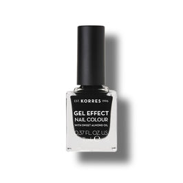 Nail Color Black 100 Gel Effect